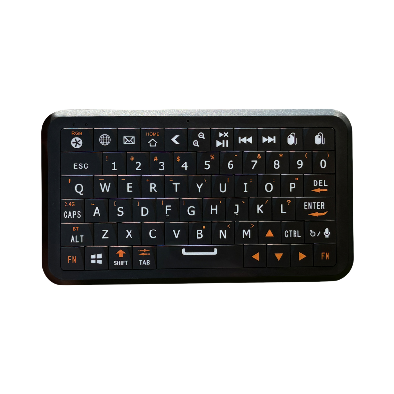 モーションセンサーマウス付きの小型キーボード